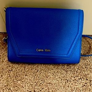 Calvin K. Purse. Bold and Beautiful blue